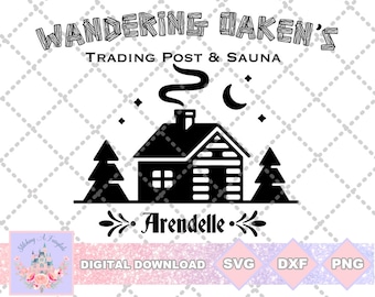 Frozen Inspired Wandering Oaken's Trading Post & Sauna Alternate Version SVG PNG DXF Cut File Shirt