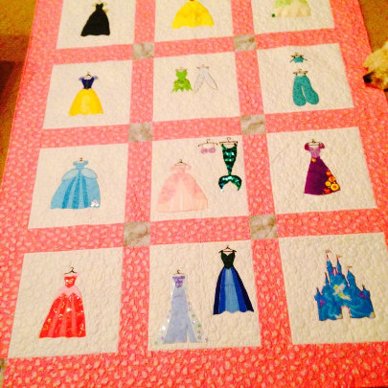 Princesses Quilt Tutorials Princess Quilt - Etsy