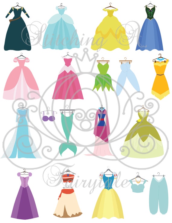 Download 40 Discount Disney Princess Inspired Dress Svg Cut File Shirt Etsy