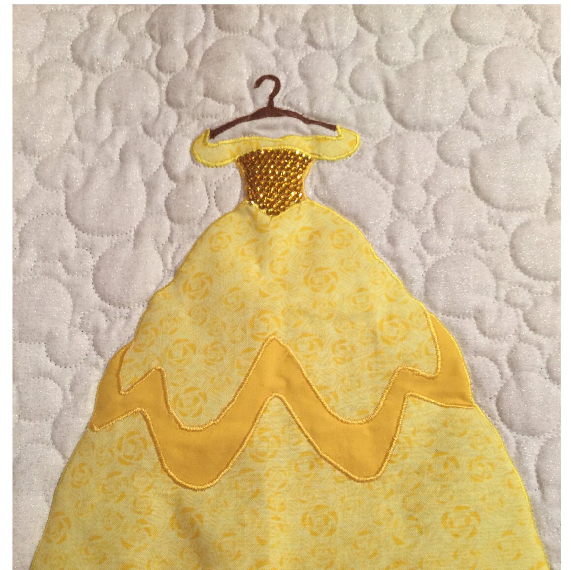 Disney Princess Belle Dress Applique Pattern From Etsy Ireland