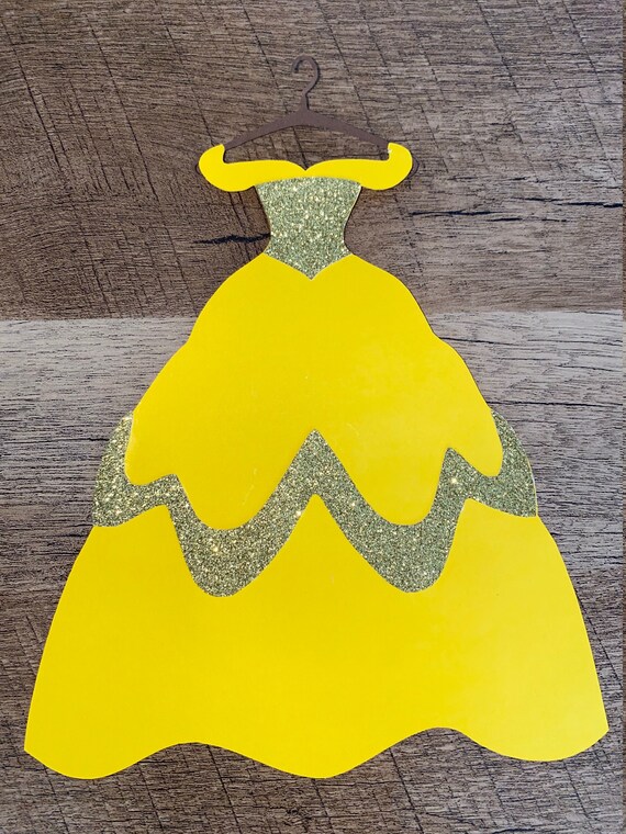 Disney Princess Beauty The Beast Inspired Belle Dress Svg Etsy Espana