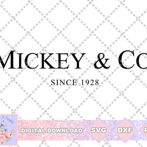 Mickey & Co SVG PNG DXF Cut File Shirt