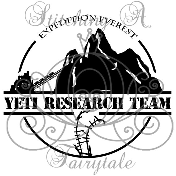 Download Disney Animal Kingdom Inspired Expedition Everest Yeti Research Team Svg Png Cut File Shirt