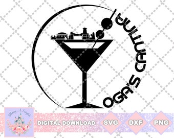 Oga's Cantina SVG PNG DXF Cut File Shirt
