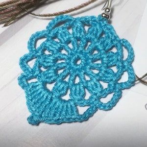 65. ONE Crochet Earrings Pattern, Crochet Earring Pattern, PDF File crochet earrings, elegant model - PDF, easy pattern for beginners