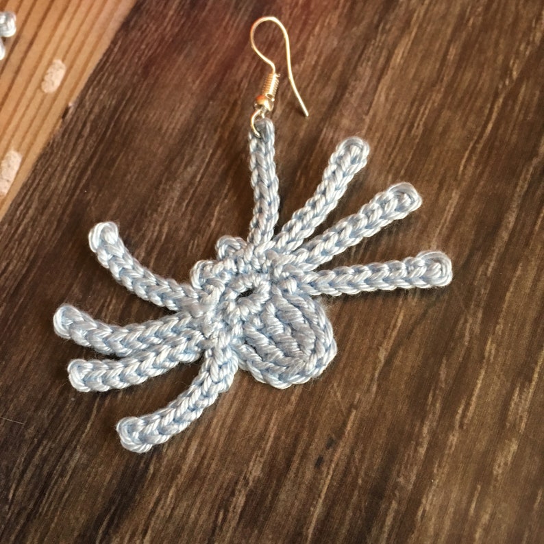 Spider Crochet Earrings Pattern Crochet Earrings PDF File Etsy