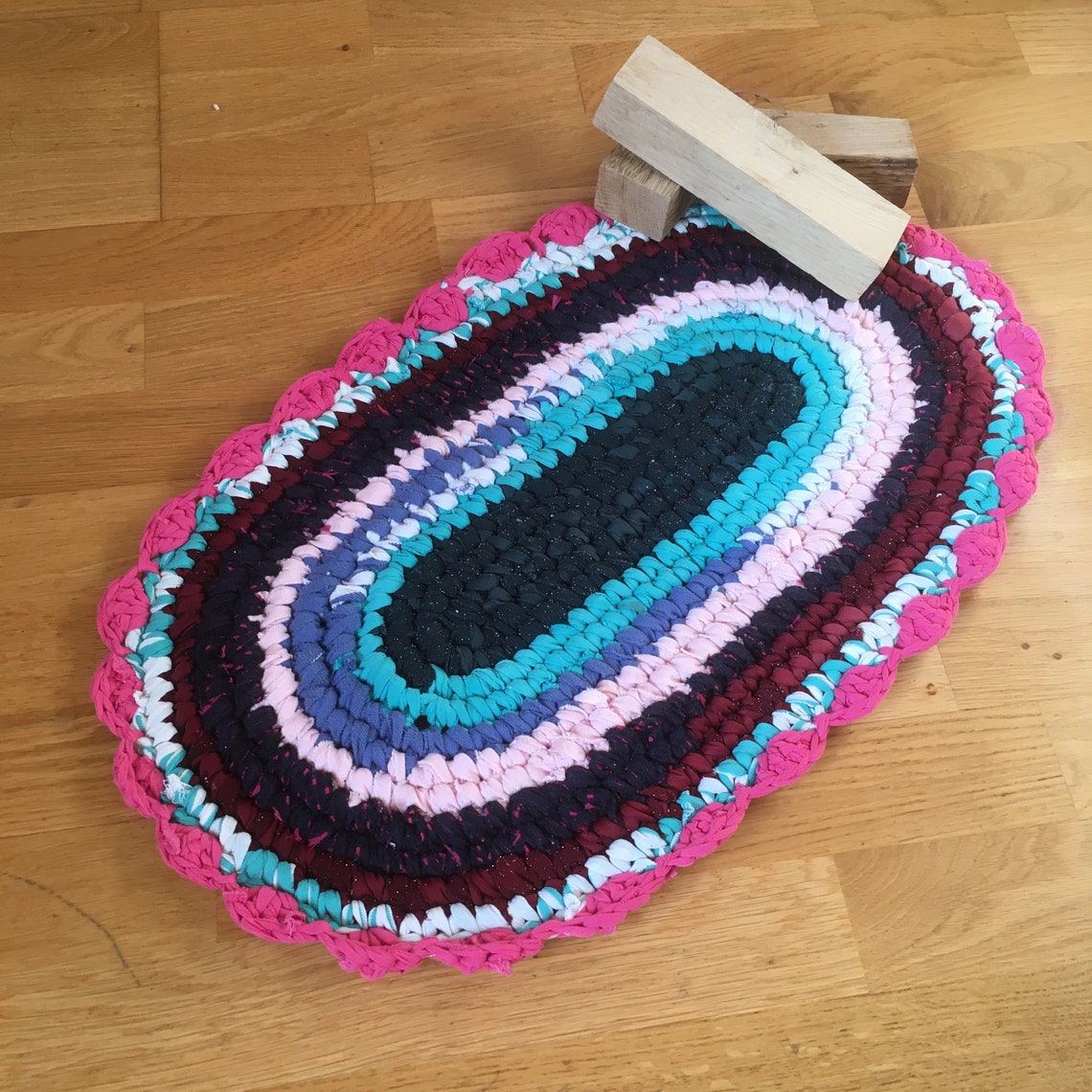 Oval Door Mat Crochet Tyarn Mat Round Crochet Rug Round Etsy