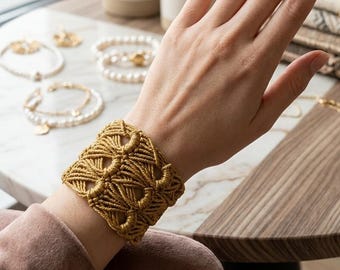 6. Virkat armband med öppet mönster – PDF digitalt mönster