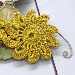52. ONE Crochet Earrings Pattern of Sun earrings, or Flower earrings ) What do you see?