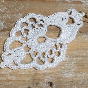 116. ONE Crochet Earrings Pattern, Crochet Earring Pattern, PDF File - Crochet pattern - PDF, Crochet Earrings, wedding crochet earrings
