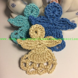 Crochet pattern of Christmas Angels for advanced crocheters, Crochet Angels Tutorial