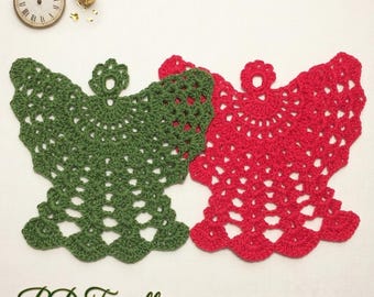 Crochet Christmas Angel Pattern (Digital Download), PDF Crochet Christmas Decor, Instant Download
