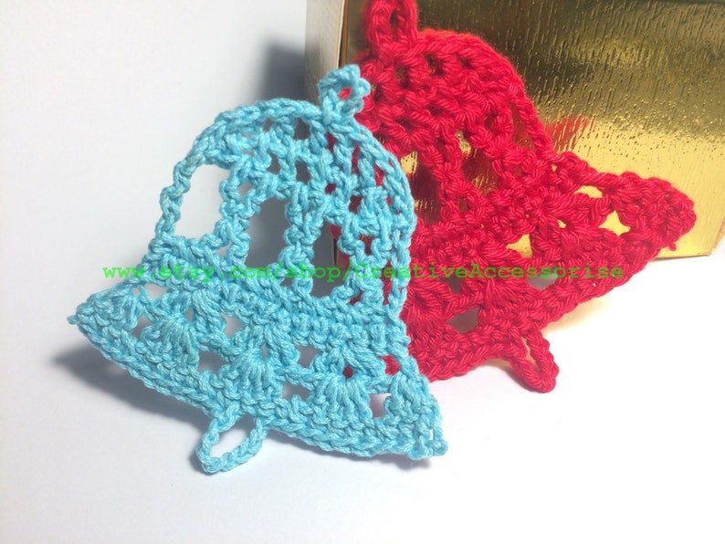Crochet Bells Tutorial pattern for ADVANCED crocheter Crochet pattern of Christmas Bells