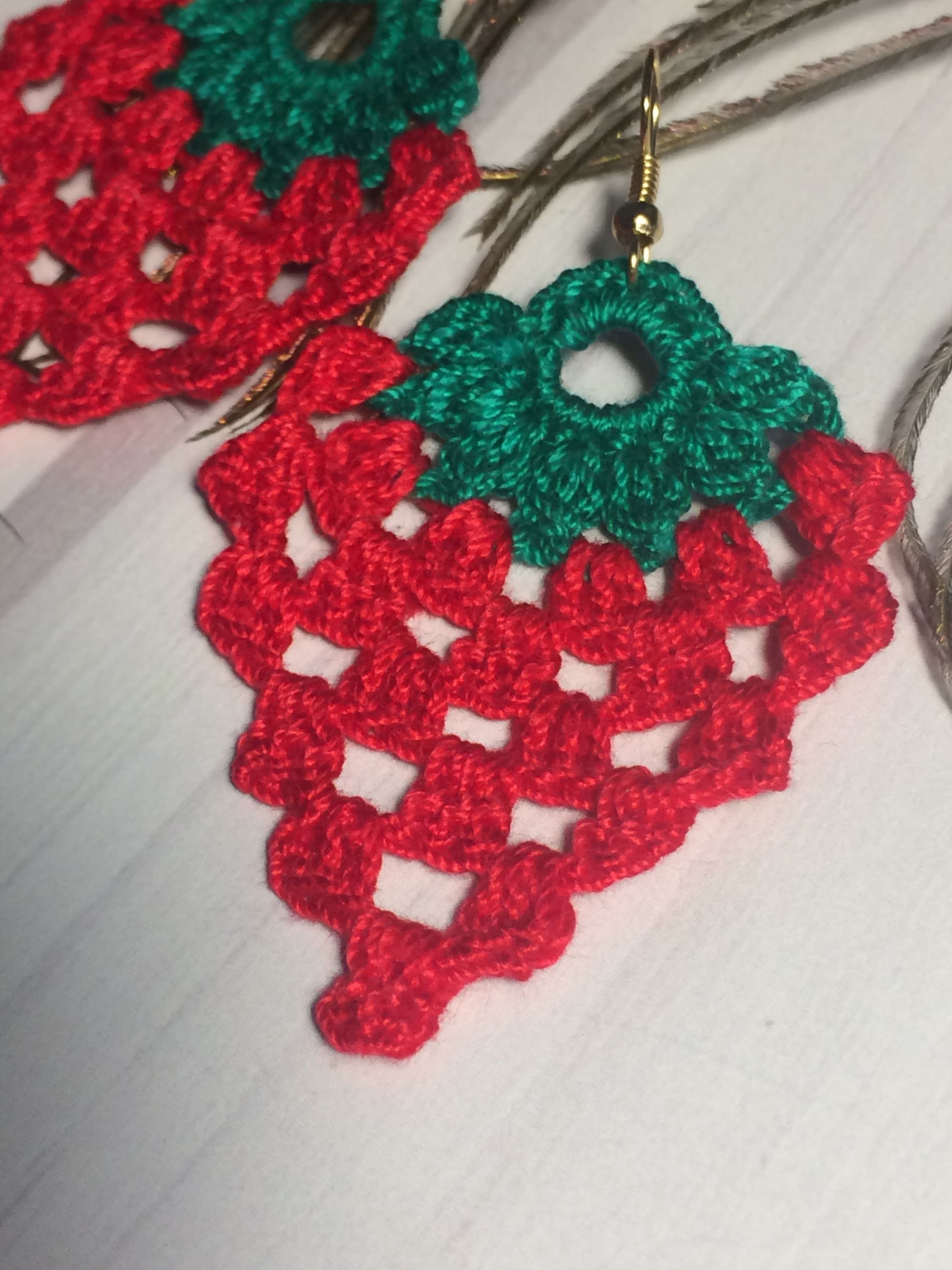 63. ONE Crochet Earrings Pattern Crochet Earring Pattern PDF | Etsy