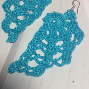 64. ONE Crochet Earrings Pattern, Crochet Earring pattern, PDF File -Crochet Angel Wings earrings, simple pattern, crochet earrings