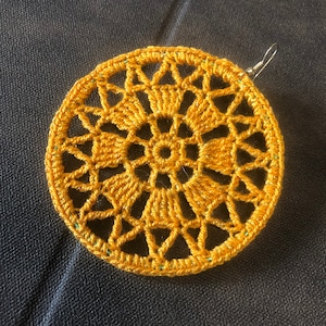 31. ONE Crochet Earrings Pattern, hoop openwork earrings pattern, sparkling model