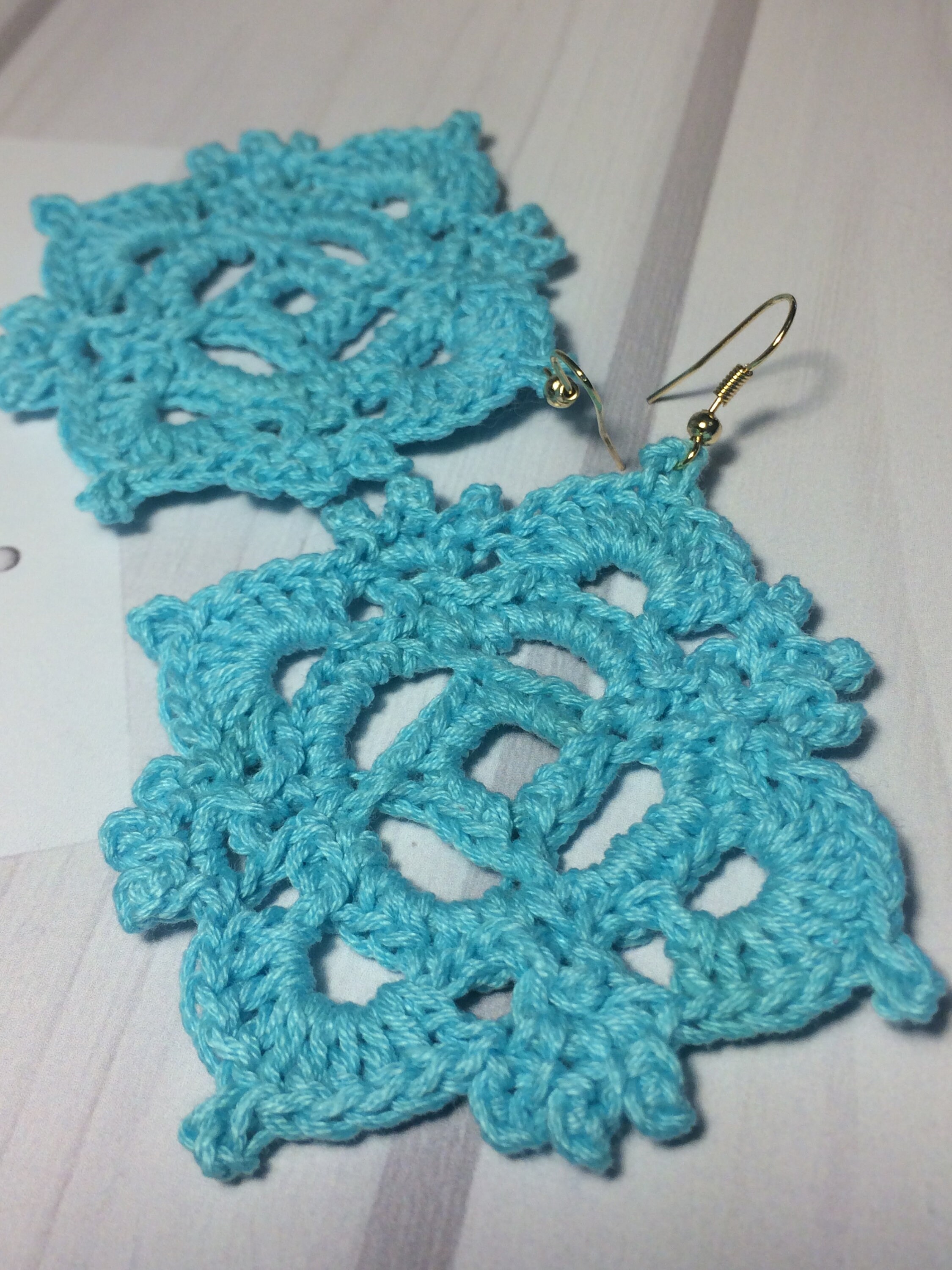 Crochet Granny Square Earrings Crochet Earrings Gift Etsy