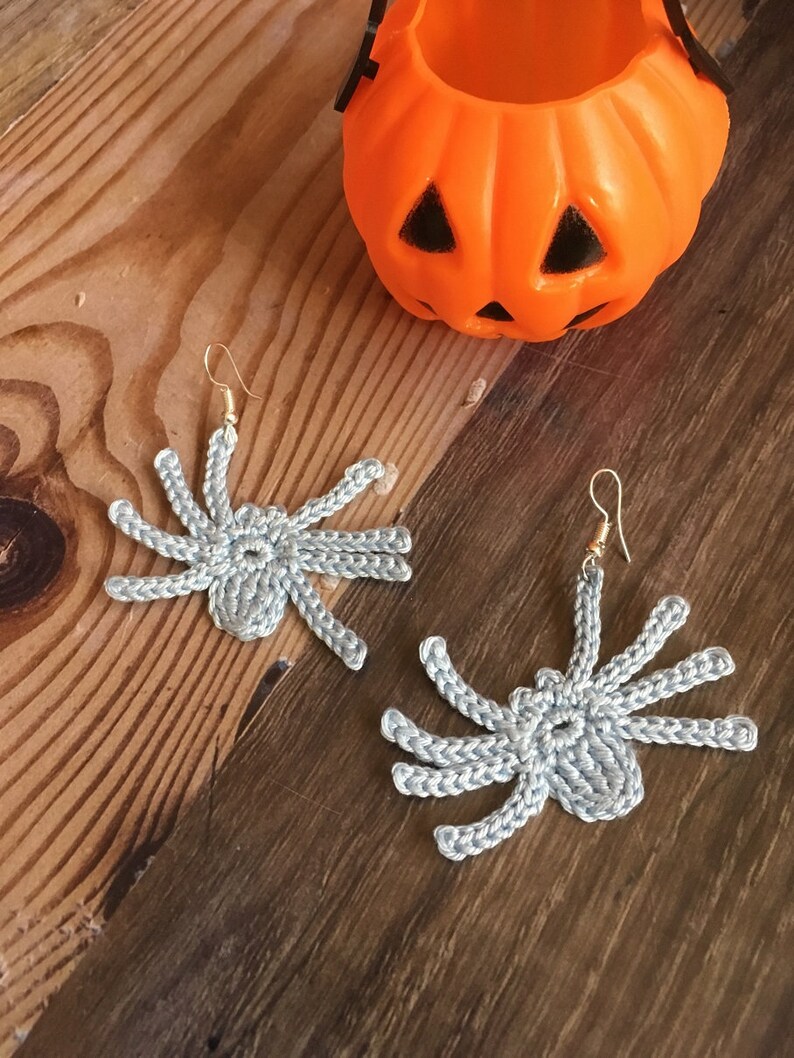 Spider Crochet Earrings Pattern Crochet Earrings PDF File Etsy