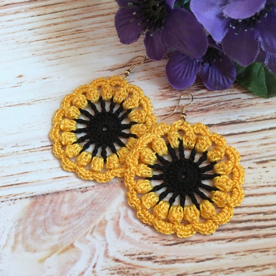 crochet earrings Archives • Chrisette Designs