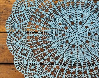 Elegant Hand-Crocheted Vintage-Style Doily - 24" Diameter