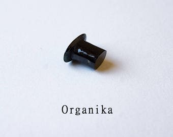 8mm (0g) - 10mm (00) - Labret - Plug - Giada Maya - Giada Nera - Labro