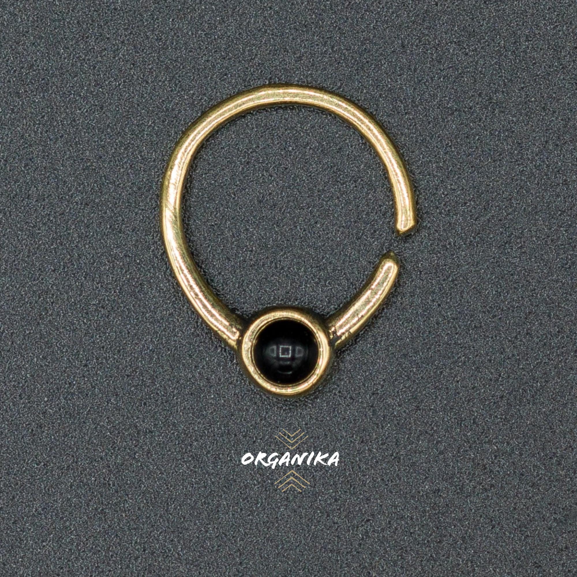 Septum Ring - 1.2 mm (16g) - Brass - S - M - L