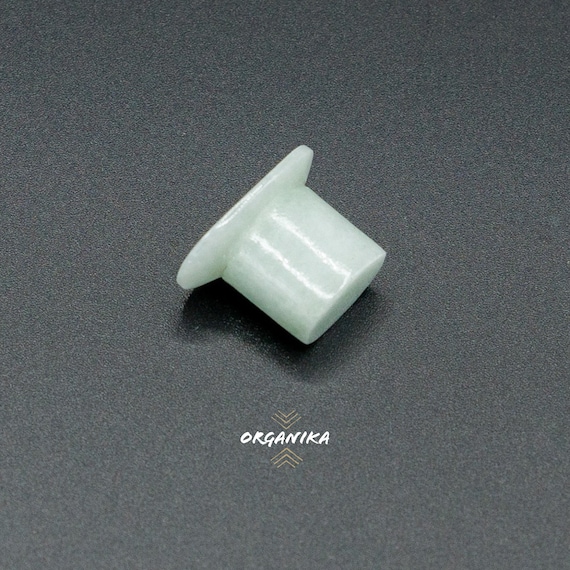Jade Labret Lip Plug Guatemalan Jade Stone 10mm 00g 11mm 7 16
