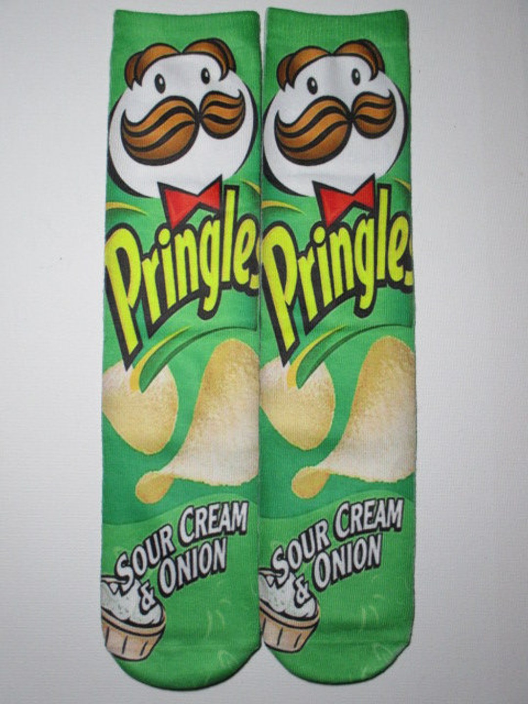 Potato Chip Socks Sour Cream and Onion Flavor Buy Any 3 Pairs Get the 4th Pair Free Etsy
