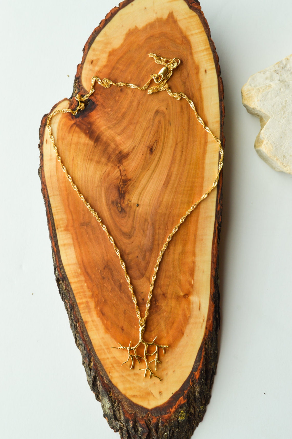 High Quality/delicate Gold Tree Branch on 18K Gold Plated Etsy
