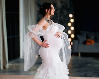 Baby Shower Modernos Vestidos Para Embarazadas Vestido De