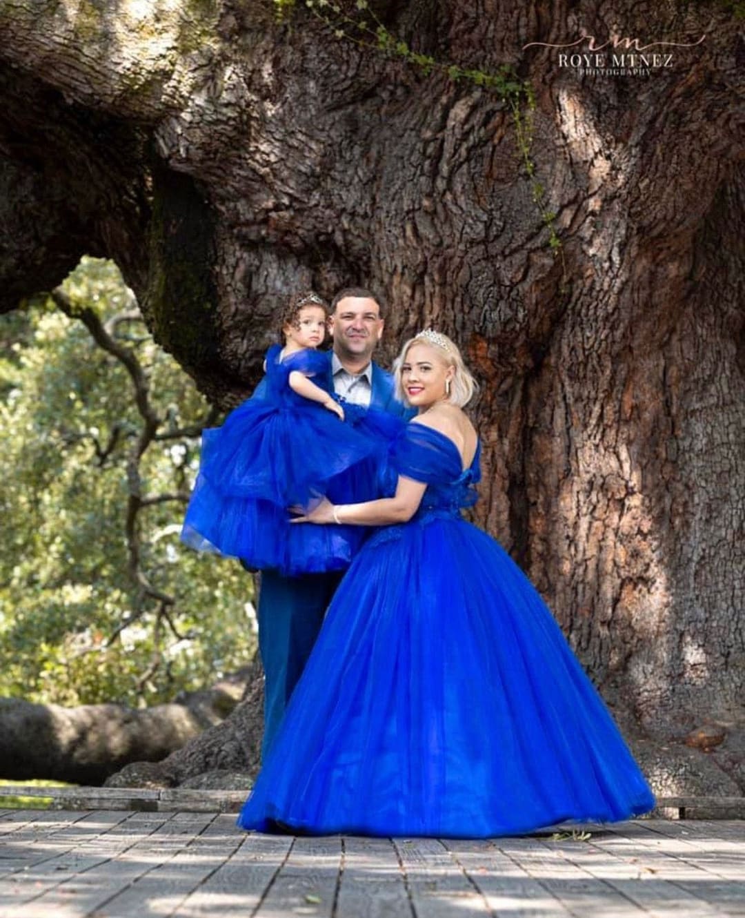 Vestidos a juego de madre e hija azul real, trajes de mamá y yo