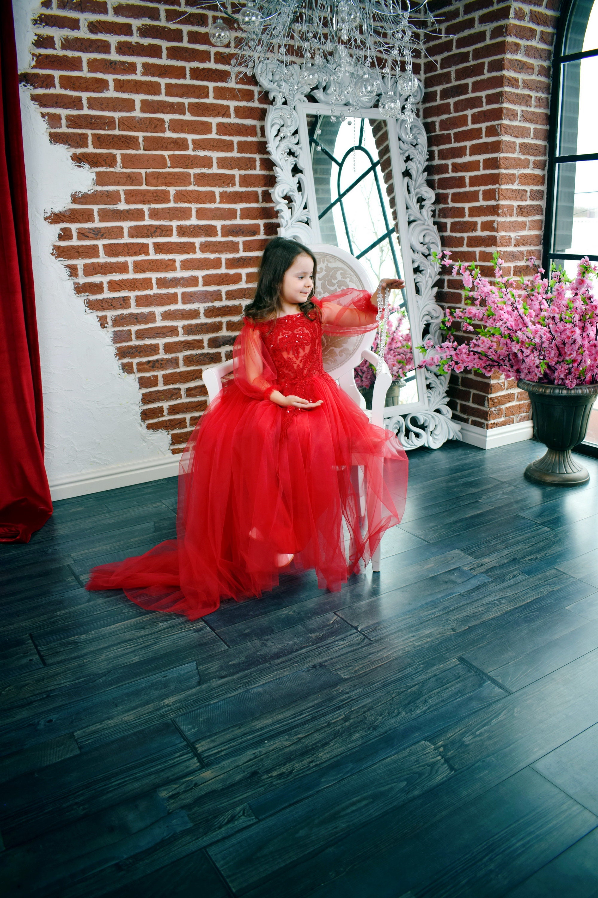 open lace back dress Dark Red Matching Maternity Dress, Tulle Maternity Dress, Matching Maternity Mommy and Me Dress, Photoshoot Dress, Outfit Mother Daughter S Maternity