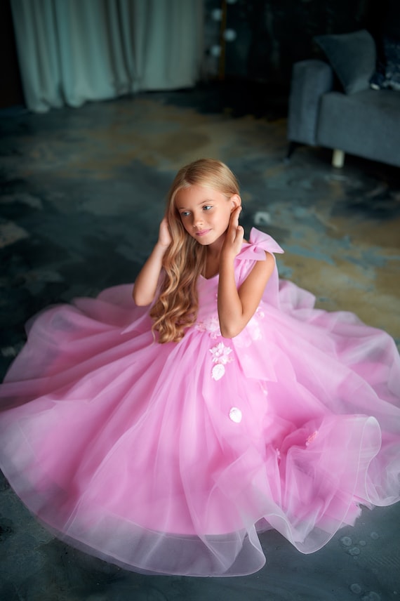 formal dress for toddler White And Red Bow Knot Toddler Girls Formal Dress For Weddings