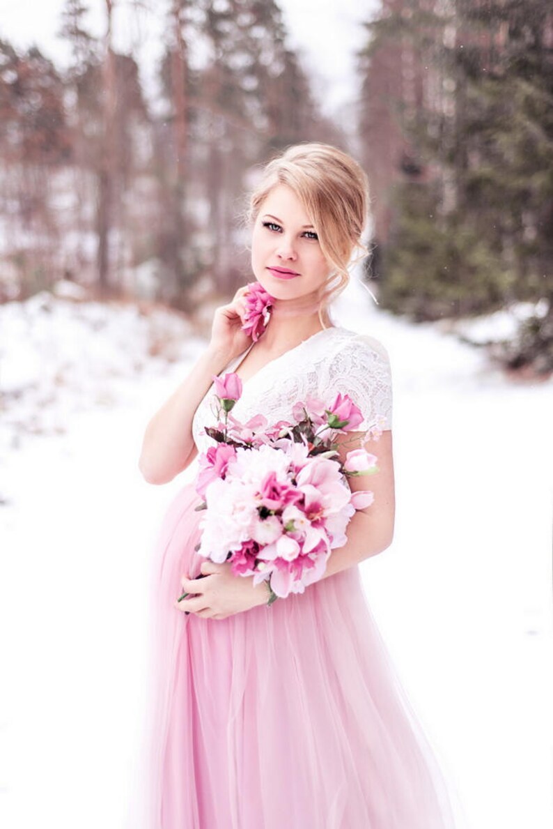 Maternity bodysuit and skirt Maternity dress Maternity gown Etsy