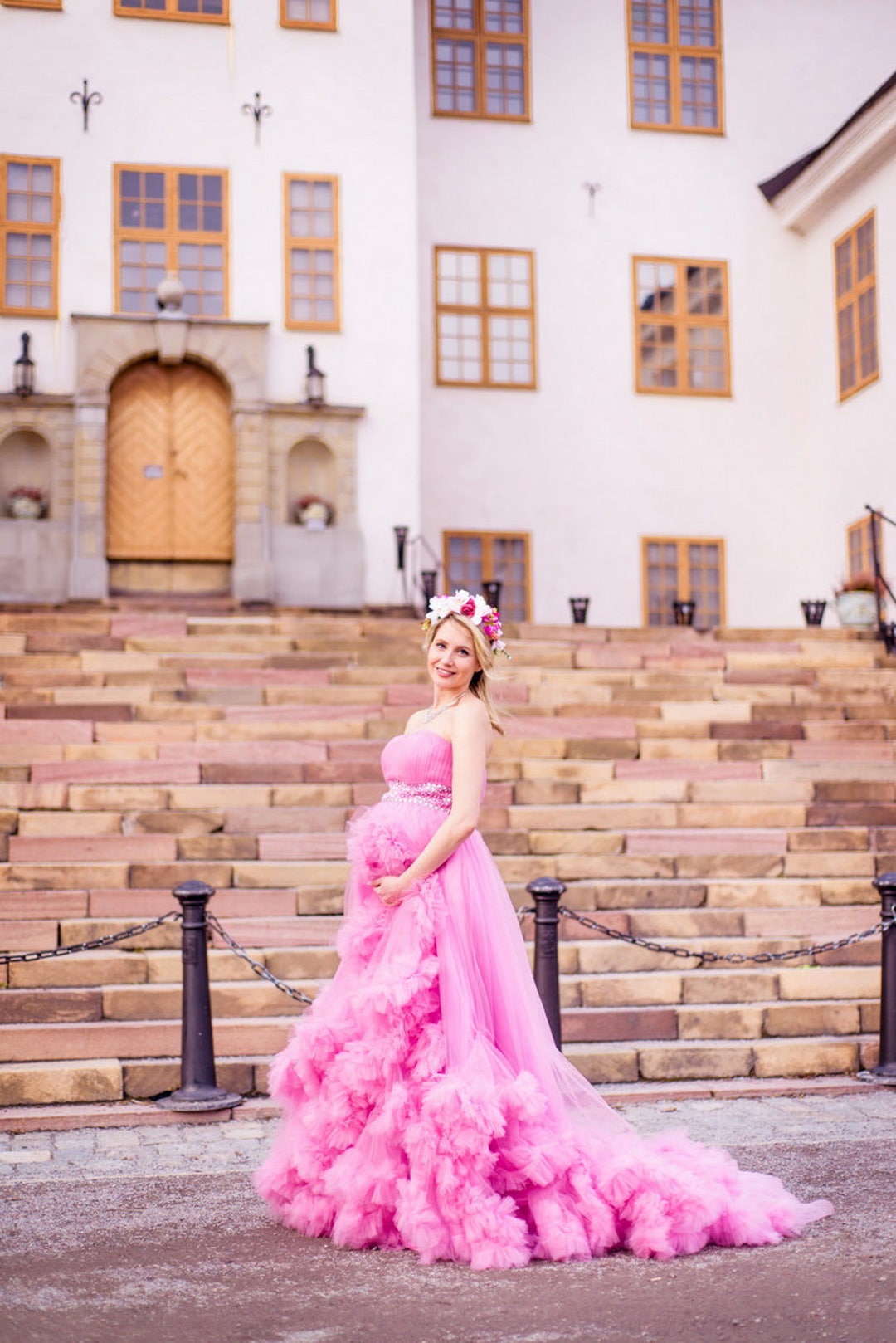 Baby Shower Dress, Maternity Dress, Maternity Gown, Pregnancy Gown