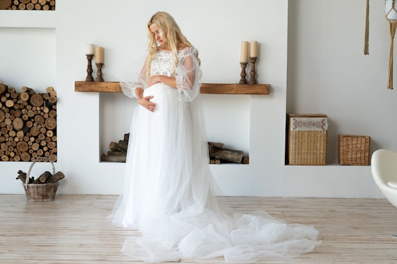 white lace baby shower dress PinkBlush White Lace Overlay Maternity Maxi Dress