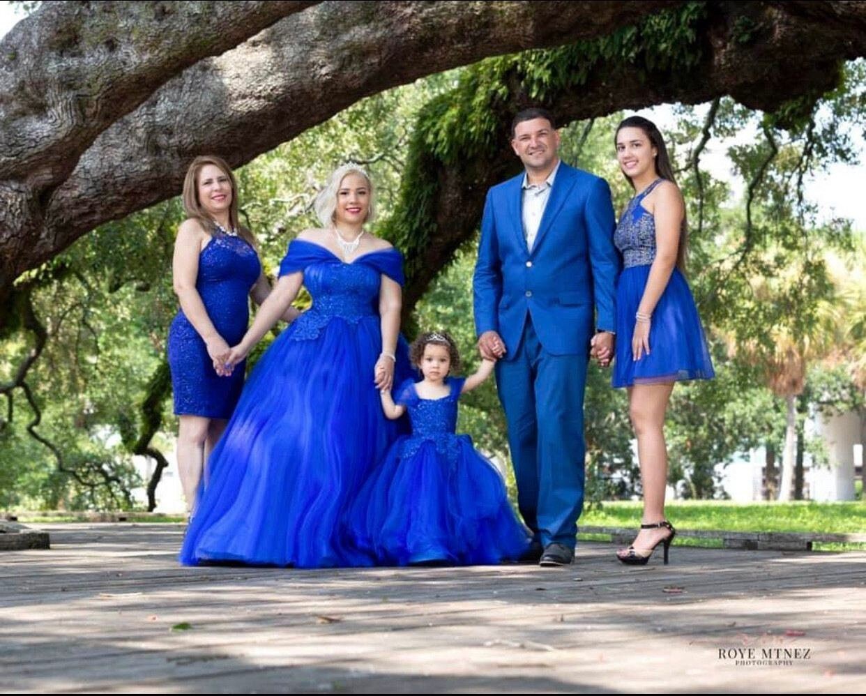 Royal Blue Mother Daughter Matching Dresses Mommy and Me - Etsy