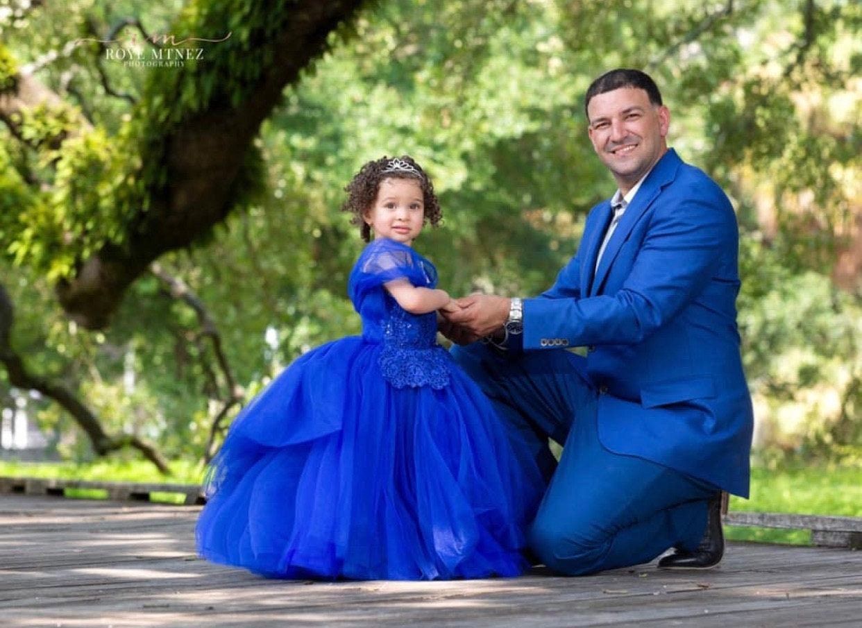 Royal Blue Mother Daughter Matching Dresses Mommy and Me - Etsy