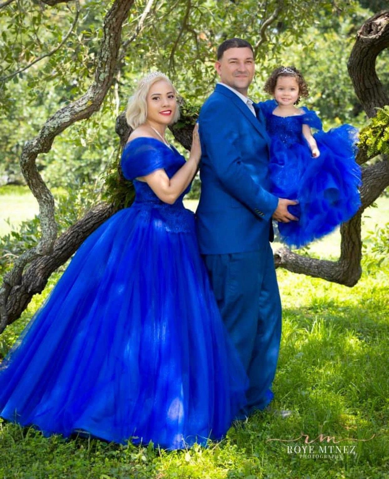 Royal Blue Mother Daughter Matching Dresses Mommy and Me - Etsy