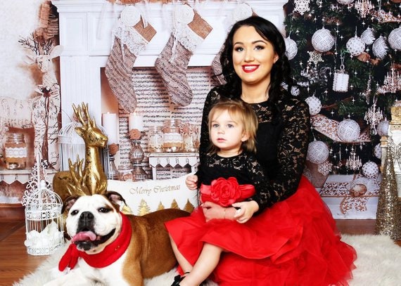 Mother Daughter Matching Christmas Dress Etsy Ireland