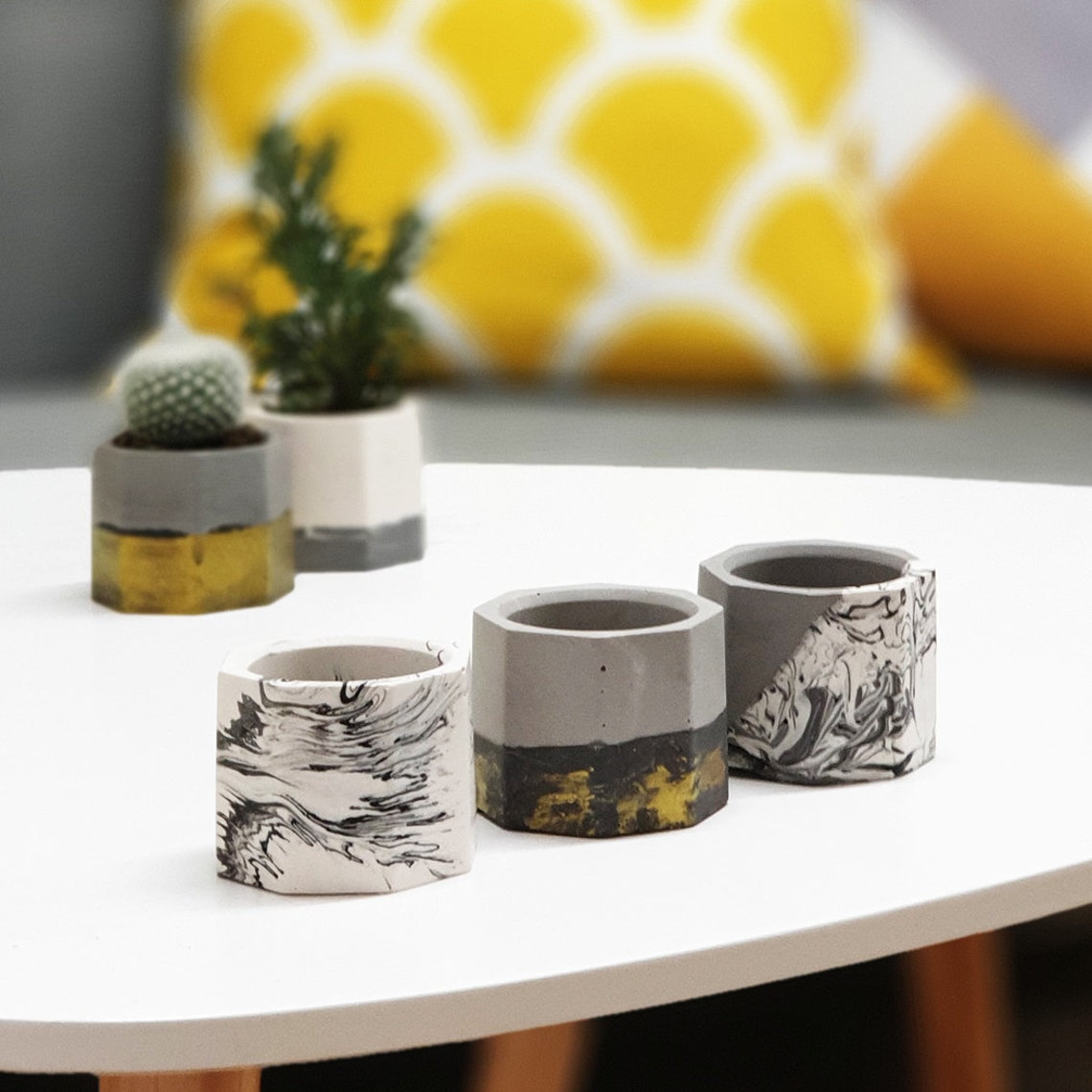 Jesmonite Craft DIY Kit Make Your Own Tealight Holders Etsy