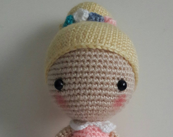 Sweety doll  Amigurumi Crochet doll Amigurumi Doll Handmade Stuffed Toys Gift for Nursery decor Woodland animals toy for Preemie kids gift