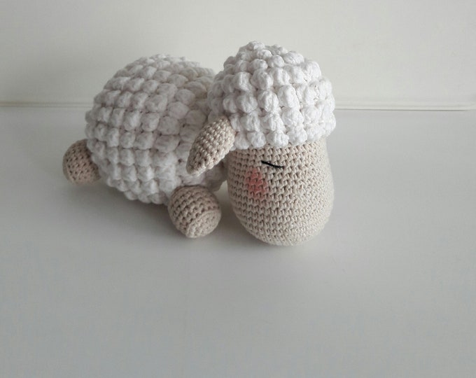 Amigurumi sheep,for kids,Crochet Stuffed Doll,Handmade Toys Gift,Nursery decor,sheep decor,kids gift,Crochet baby gifts,christmas gift