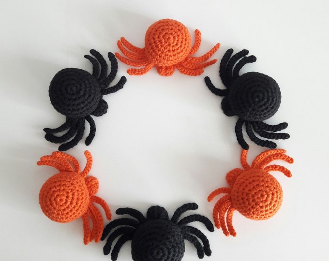 Amigurumi halloween decorations,spider decorations,autumn decorations,Halloween Witch Ghost,pumpkin Table decorations,Halloween gifts