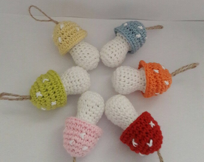 Amigurumi Mushroom Set