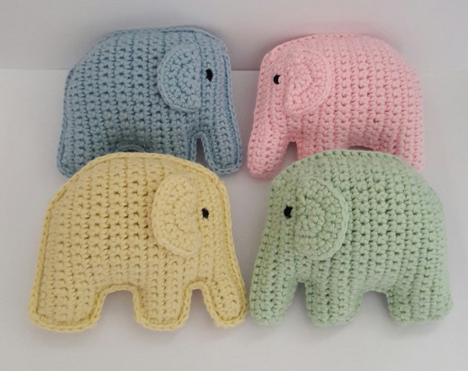 Amigurumi Elephant Crochet doll Amigurumi Doll for Nursery decor Woodland animals toy for Preemie kids gift baby gift amigurumi animal toy