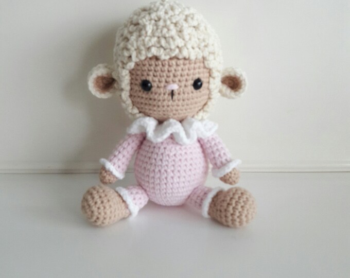 Amigurumi sheep,for kids,Crochet Stuffed Doll,Handmade Toys Gift,Nursery decor,sheep decor,kids gift,Crochet baby gifts,christmas gift