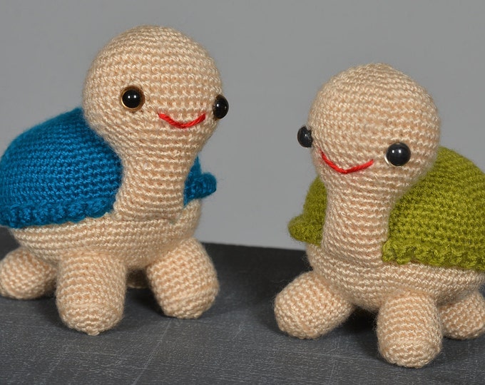 Amigurumi Turtle Handmade Gift for Nursery decor Woodland animals toy for Preemie kids gift Crochet turtle baby gift amigurumi animal toy