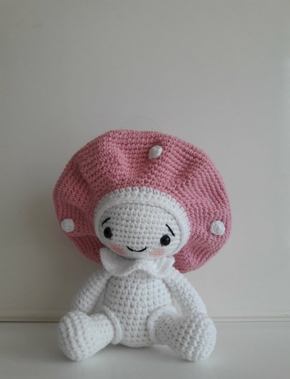 Muñeca De Peluche De Peluche Rosa Con Forma De Seta Decorac Muñeca De Peluche De Peluche Rosa Con Forma De Seta Decorac
