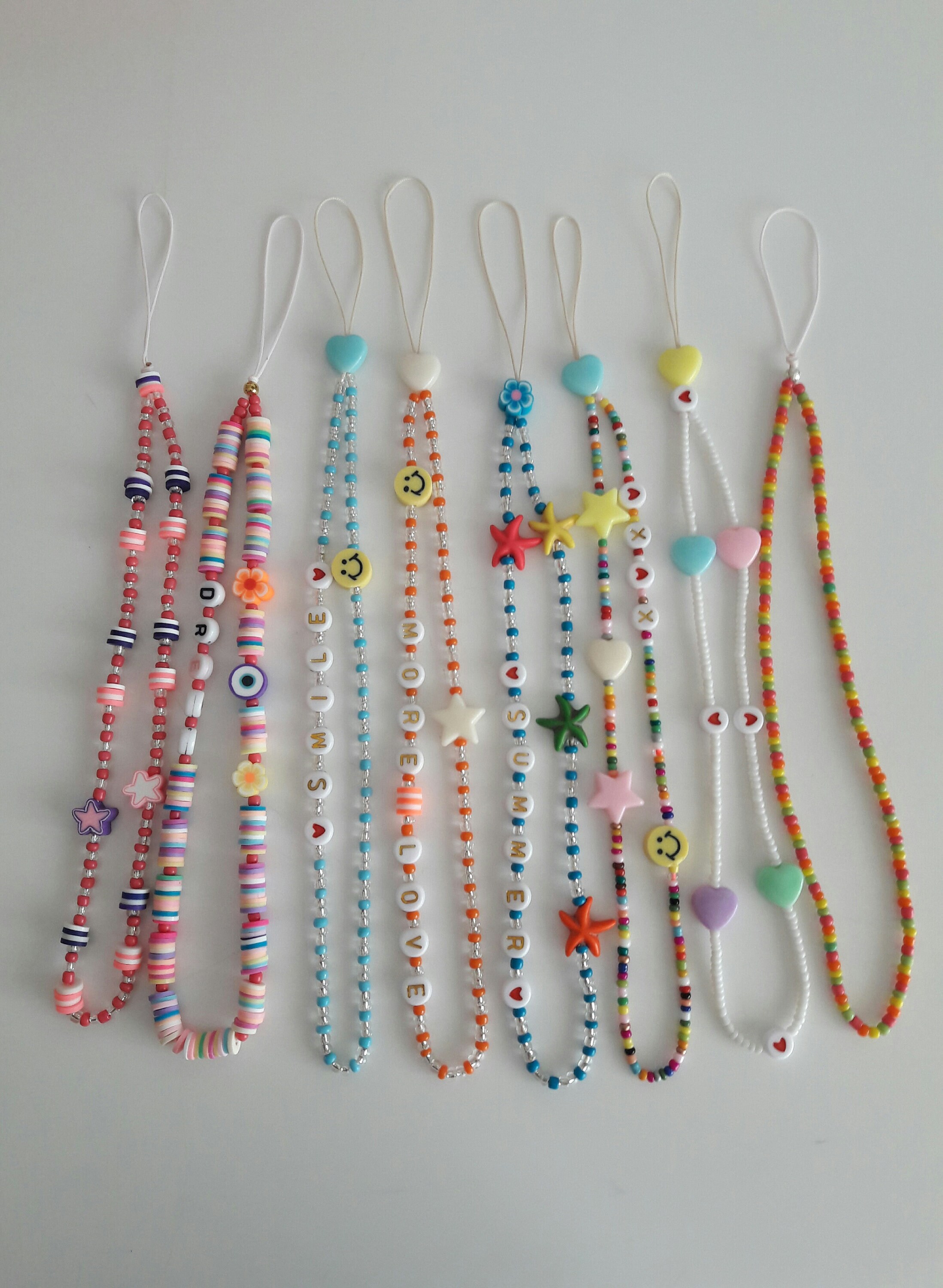 Custom Beaded Phone Strapbeaded Phone Charmy2kphone Etsy